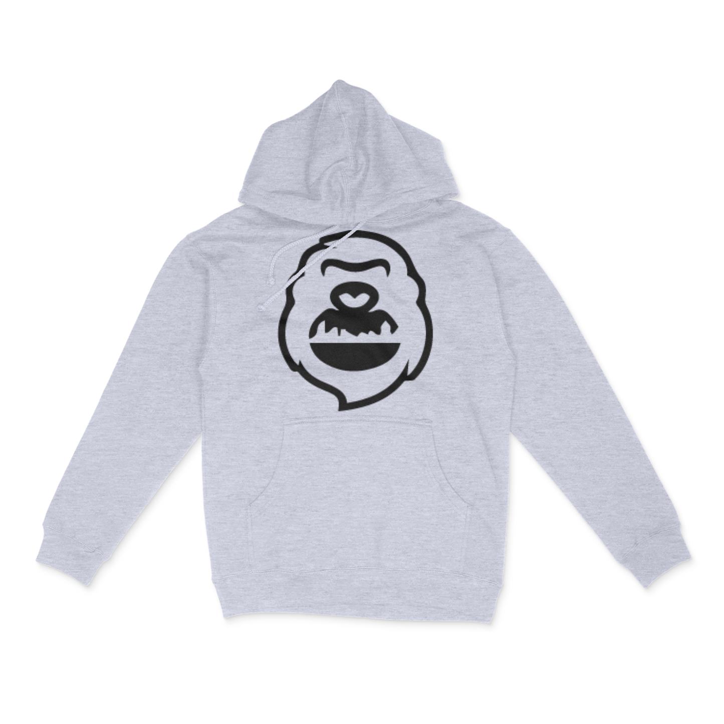 KONCRETE LOGO GRAY HOODIE