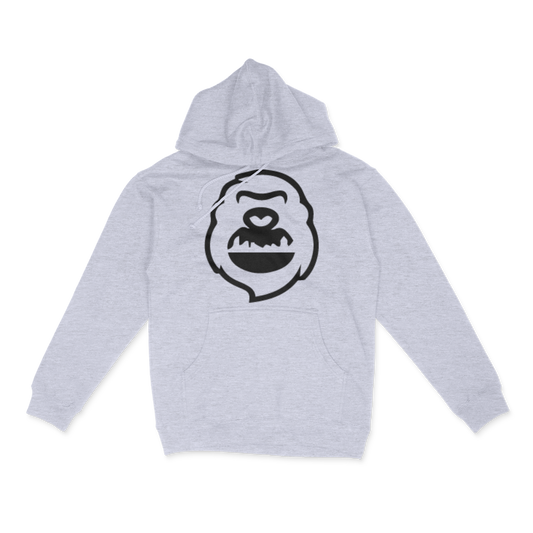 KONCRETE LOGO GRAY HOODIE